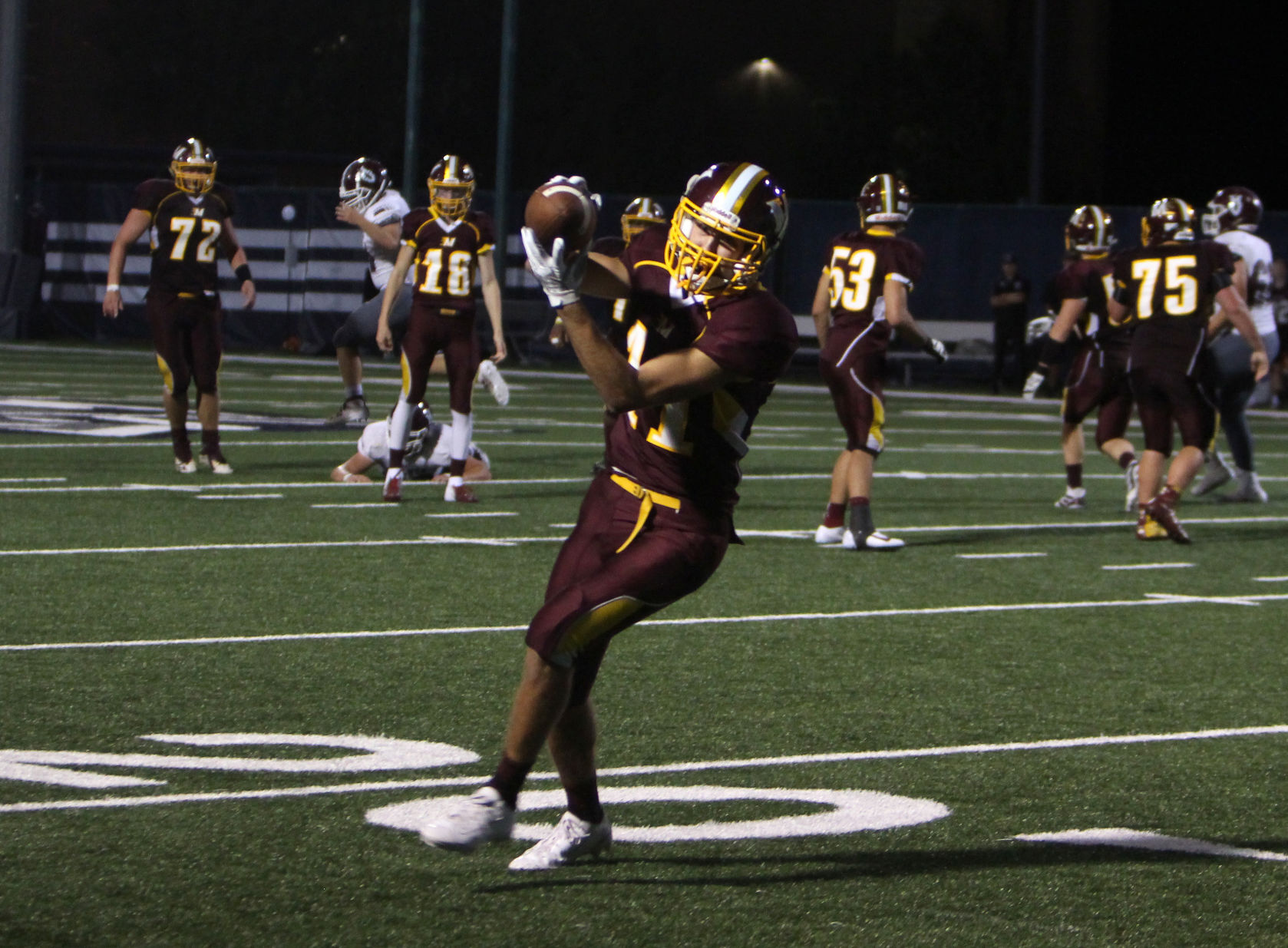 Holmen at Menomonie football 8-29-19